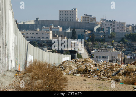 Die Trennmauer in Bethlehem, Palästina Stockfoto