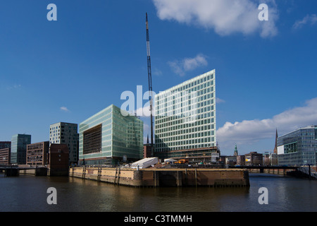 Neue Spiegel-Verlag, die Gebäude in der Hamburger Hafencity Stockfoto