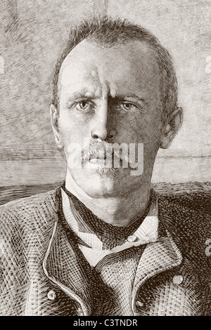 Fridtjof Wedel-Jarlsberg Nansen, 1861 – 1930. Norwegischer Polarforscher. Stockfoto