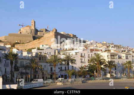 Alte Stadt von Eivissa Stockfoto