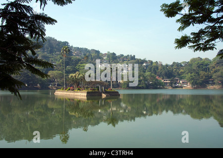 Den See, Kandy, Sri Lanka Stockfoto