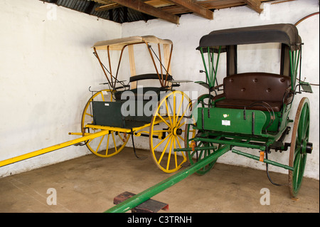 Riksha, Talana Museum, Dundee, Südafrika Stockfoto