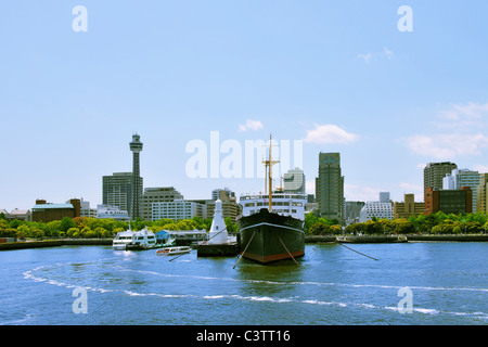 Hikawa-maru an der Yokohama Port Stockfoto