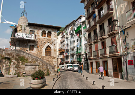 Ondarroa Spanien alten spanischen Hafen Fischerhafen Stockfoto