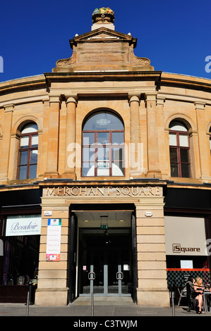 Café-Bar im Merchant Square, Glasgow, Schottland Stockfoto