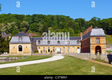 Château de Dampierre in Dampierre-En-Yvelines, in Vallée de Chevreuse, Frankreich Stockfoto