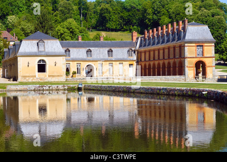 Château de Dampierre in Dampierre-En-Yvelines, in Vallée de Chevreuse, Frankreich Stockfoto