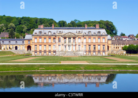 Château de Dampierre in Dampierre-En-Yvelines, in Vallée de Chevreuse, Frankreich Stockfoto