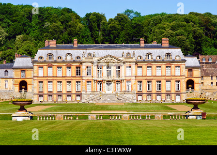 Château de Dampierre in Dampierre-En-Yvelines, in Vallée de Chevreuse, Frankreich Stockfoto