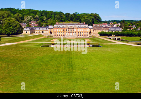 Château de Dampierre in Dampierre-En-Yvelines, in Vallée de Chevreuse, Frankreich Stockfoto