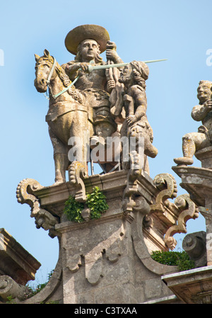 Kloster von San Martin Pinario Santiago de Compostela Spanien Stockfoto