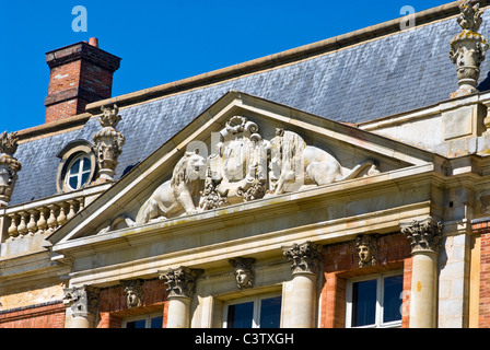 Château de Dampierre in Dampierre-En-Yvelines, in Vallée de Chevreuse, Frankreich Stockfoto