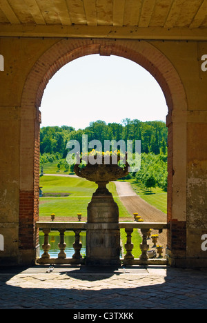 Château de Dampierre in Dampierre-En-Yvelines, in Vallée de Chevreuse, Frankreich Stockfoto