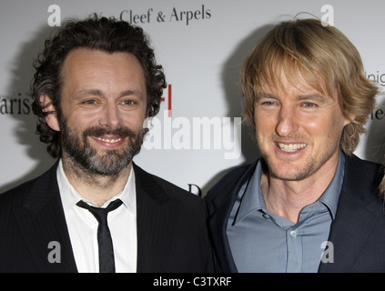 MICHAEL SHEEN OWEN WILSON MIDNIGHT IN PARIS. LA-PREMIERE. SONY PICTURES CLASSICS ZU NUTZEN AFI. BEVERLY HILLS LOS ANGELES CA Stockfoto