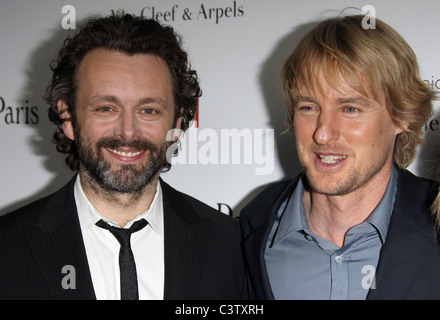 MICHAEL SHEEN OWEN WILSON MIDNIGHT IN PARIS. LA-PREMIERE. SONY PICTURES CLASSICS ZU NUTZEN AFI. BEVERLY HILLS LOS ANGELES CA Stockfoto