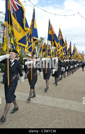 Royal British Legion Abschnitt Frauenkonferenz statt in Eastbourne, East Sussex. Stockfoto