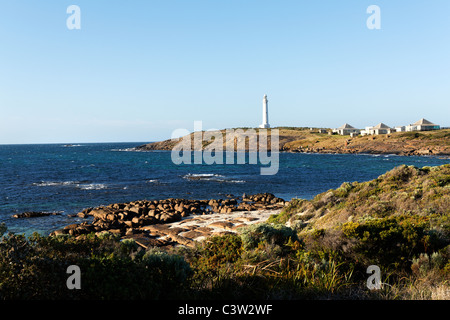 Cape Leeuwin Leuchtturm und Landhäuser, Augusta Southwest Australien Stockfoto