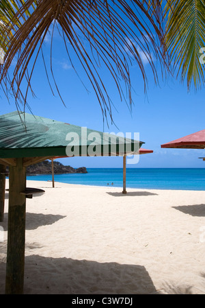 Turners Beach in Antigua Stockfoto