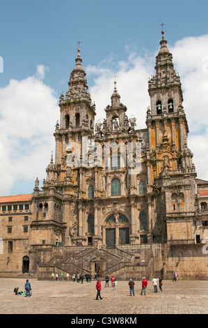 Catedral de Santiago de Compostela-Kathedrale von Santiago De Compostela Spanien Stockfoto