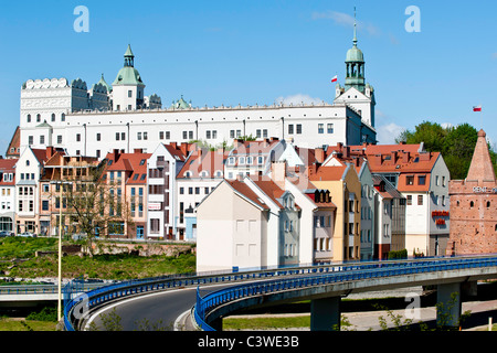 Schloss der Pommerschen Herzöge und restaurierte Altstadt, Stettin, Polen Stockfoto