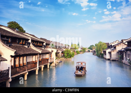 China, Jiangsu, das alte Dorf Xizha Stockfoto
