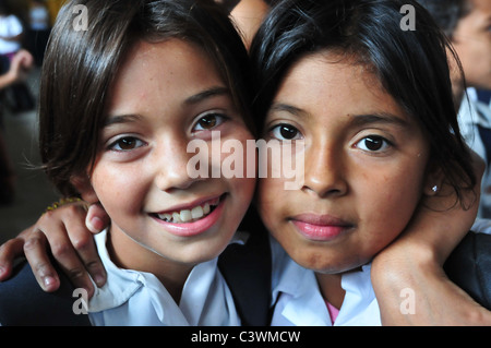 Schülerinnen und Schüler La Carpio San José in costarica Stockfoto