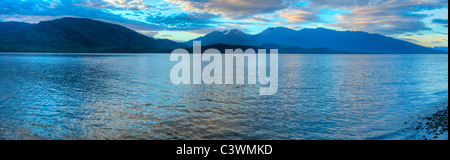 Lake Manapouri in Neuseeland Stockfoto