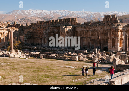 Baalbek antike römische Stadt Beirut Libanon. Stockfoto