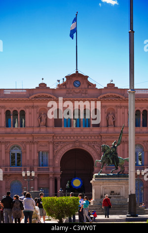 Casa Rosada, Plaza De Mayo, Buenos Aires, Argentinien, Südamerika. Stockfoto