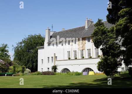 Haus für ein Kunstliebhaber entworfen von Charles Rennie Mackintosh, Bellahouston Park, Glasgow, Schottland, UK Stockfoto