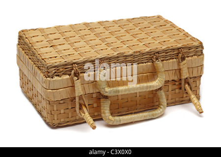 Picknick Korb box Stockfoto