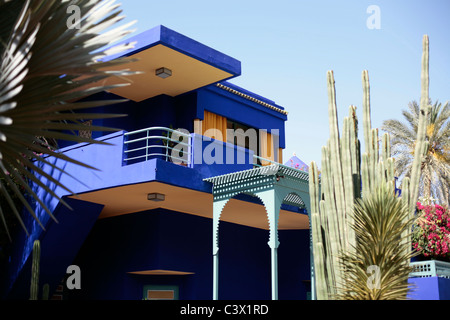 Museum für islamische Kunst in The Majorelle Garten, Marrakesch, Marokko. Stockfoto