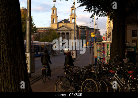 Moses & Aaron Kirche in Waterlooplein, Amsterdam Stockfoto