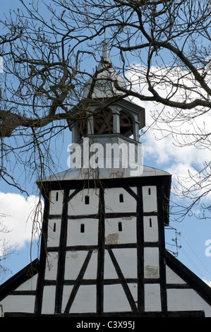 St. Paul und Peter Kirche (geb. 1751) in Lekowo, West Pommerschen Woiwodschaft, Polen Stockfoto