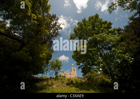 Hedingham Castle und Gärten, Castle Hedingham, Essex, England. Stockfoto