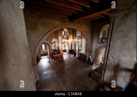 Hedingham Castle und Gärten, Castle Hedingham, Essex, England. Stockfoto