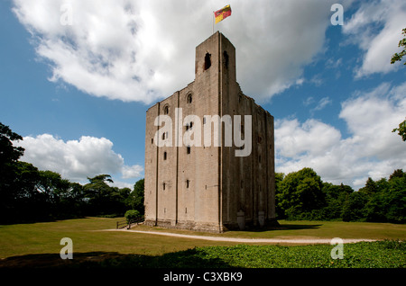 Hedingham Castle und Gärten, Castle Hedingham, Essex, England. Stockfoto