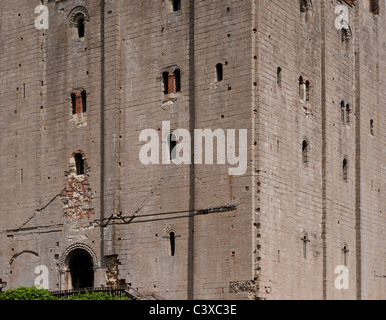 Hedingham Castle und Gärten, Castle Hedingham, Essex, England. Stockfoto