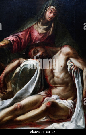 Detail: Pietà, vermutlich 1657 – 60, von Juan de Valdés Leal, Stockfoto