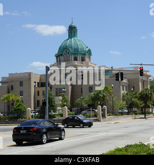 Volusia County Court House in Deland Stadt center Zentral Florida-USA Stockfoto