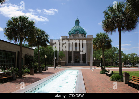 Volusia County Court House in Deland Stadt center Zentral Florida-USA Stockfoto