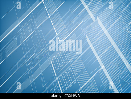 Hintergrund Illustration eine abstrakte Linienmuster Stockfoto