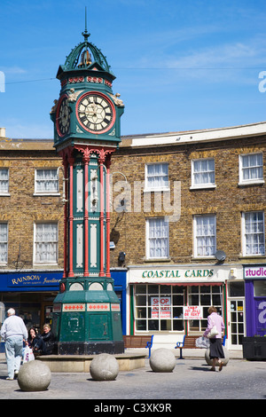 Der Clock Tower in Sheerness, 'Isle of Sheppey', Kent, England. Stockfoto