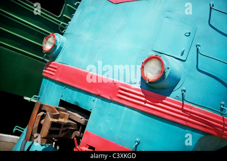 Teil der alten Schulen, selektiven Fokus auf nächsten Lampe Stockfoto