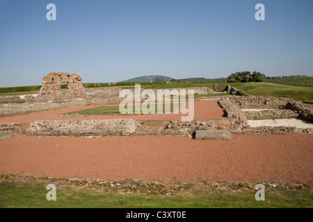 Wroxeter Shropshire können Ruinen von Viriconium die größte römische Stadt in Mittel- und Nordeuropa Großbritannien Stockfoto