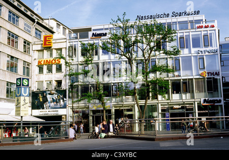 Naussauische Sparkasse (Naspa) an der Hauptwache in Frankfurt Am Main. Stockfoto