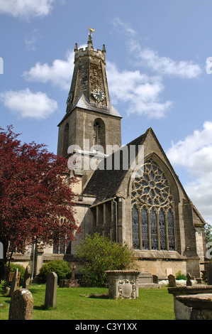 Holy Trinity Church, Minchinhampton, Gloucestershire, England, Vereinigtes Königreich Stockfoto