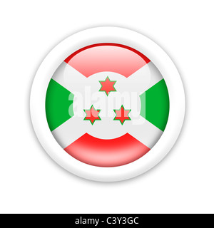 Flagge von Burundi Stockfoto