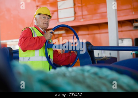 Baumeister Wartungsarbeiten zu tun Stockfoto