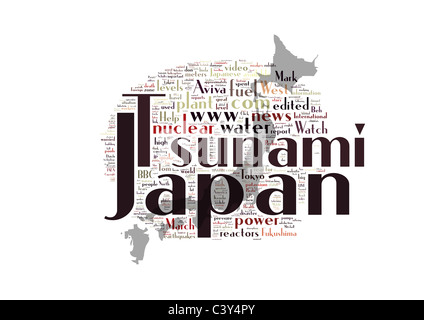 Japan Tsunami Disaster heartquake Stockfoto